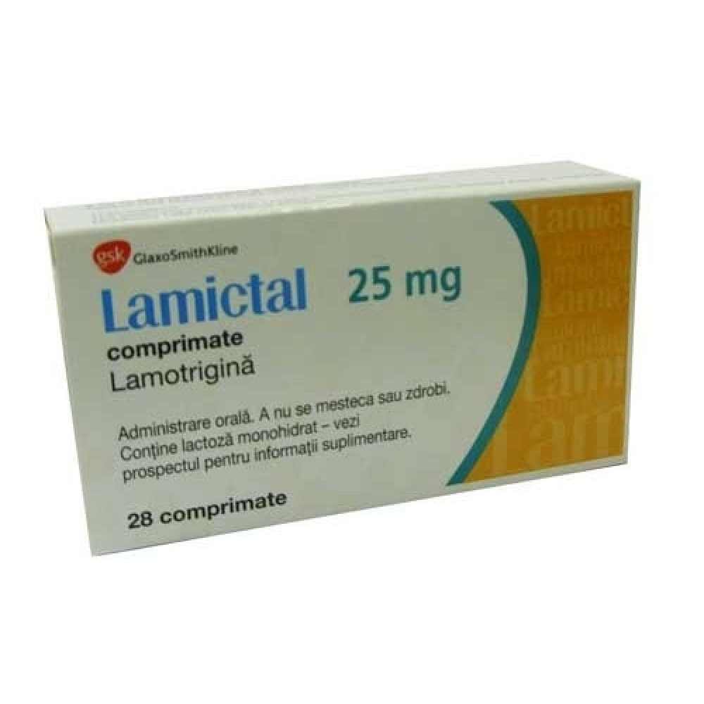 Lamictal 25 mg 28 tablets / Ламиктал 25 мг 28 таблетки - Лекарства с рецепта