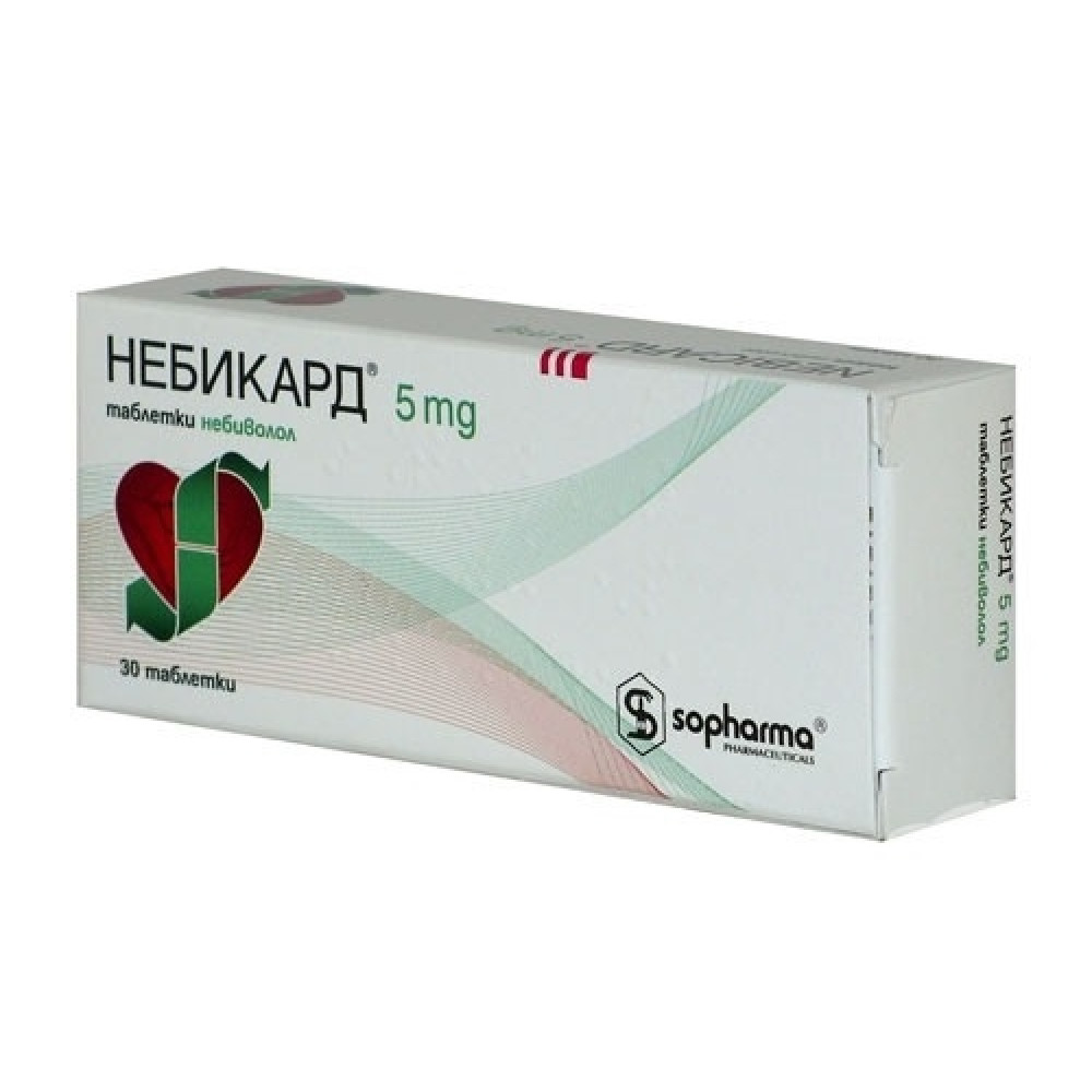 Небикард 5 mg х 30 таблетки - Лекарства с рецепта