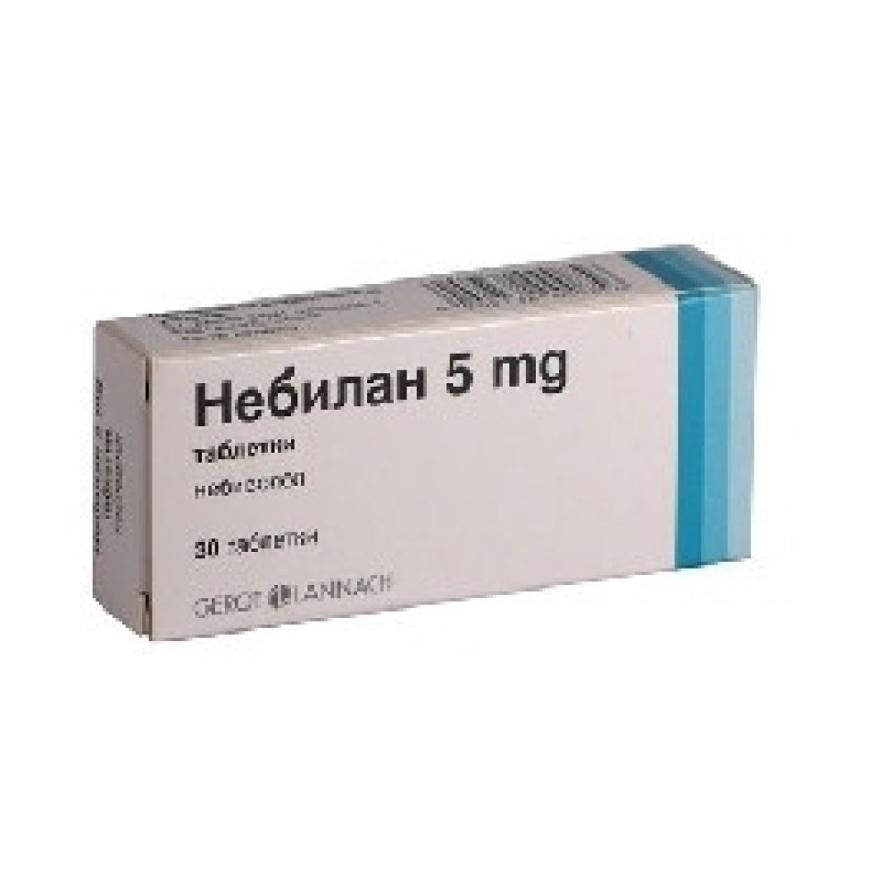 Nebilan 5 mg. 30 tabletes / Небилан 5 мг. 30 таблетки - Лекарства с рецепта