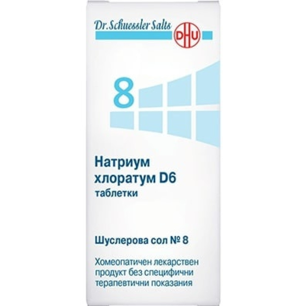 Шуслерова Сол №8 натриум хлоратум D6 80 таблетки Dr. Schuessler - Шуслерови соли табл.