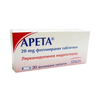 АРЕТА табл 20 мг х 30 бр