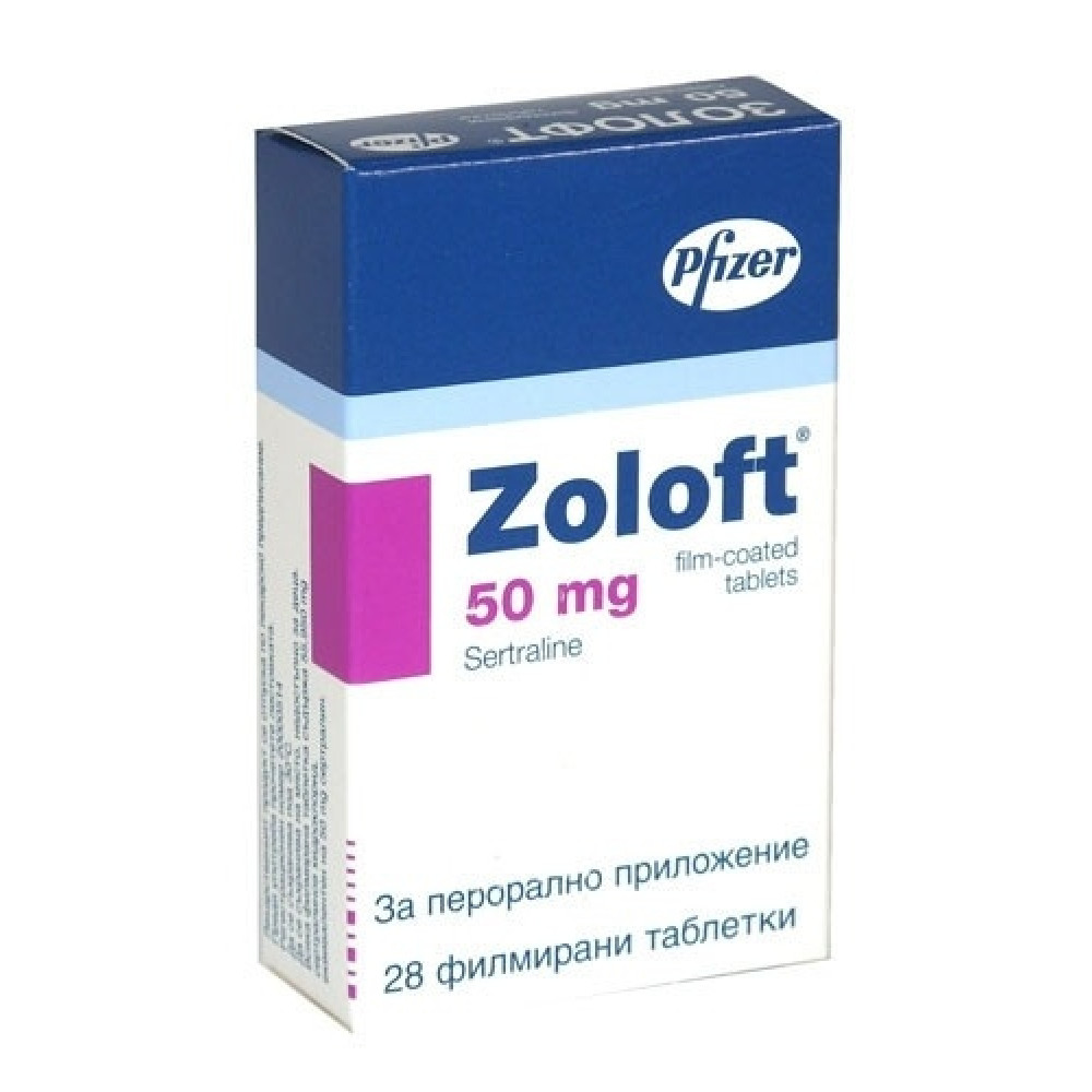Zoloft 50 mg 28 tabl. / Золофт 50мг 28 табл. - Лекарства с рецепта