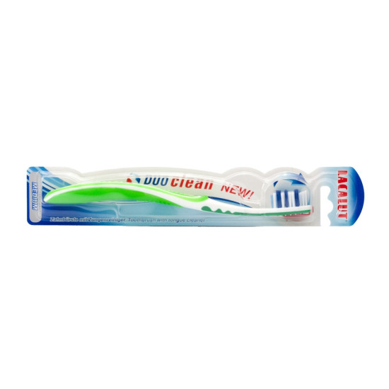 ᐉ ЛАКАЛУТ DUO CLEAN MEDIUM двойнопочистваща четка за зъби