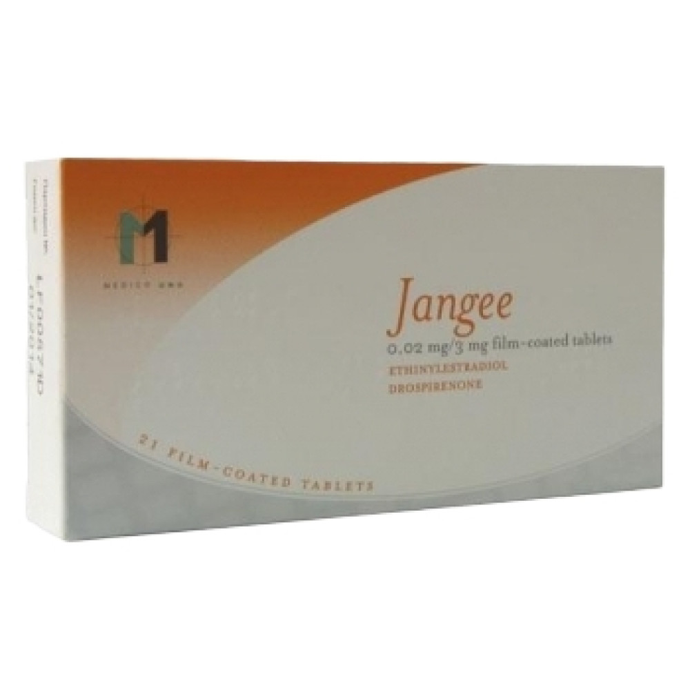Jangee 0,02 mg/3 mg 21 film-coated tablets / Жанги 0,02 mg/3 mg 21 филмирани таблетки - Лекарства с рецепта