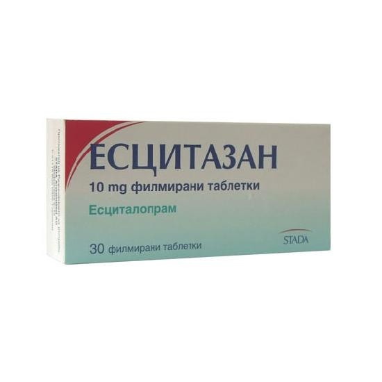 ЕСЦИТАЗАН табл 10 мг х 30 бр