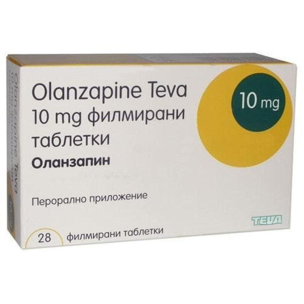 ОЛАНЗАПИН 10МГ X 28 ТАБЛЕТКИ -