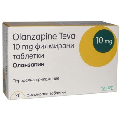 ОЛАНЗАПИН ТЕВА табл 10 мг х 28 бр