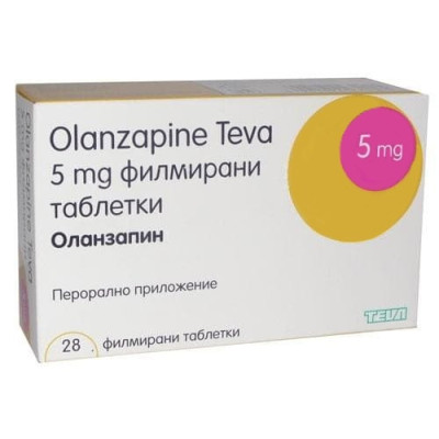 ОЛАНЗАПИН ТЕВА табл 5 мг х 28 бр