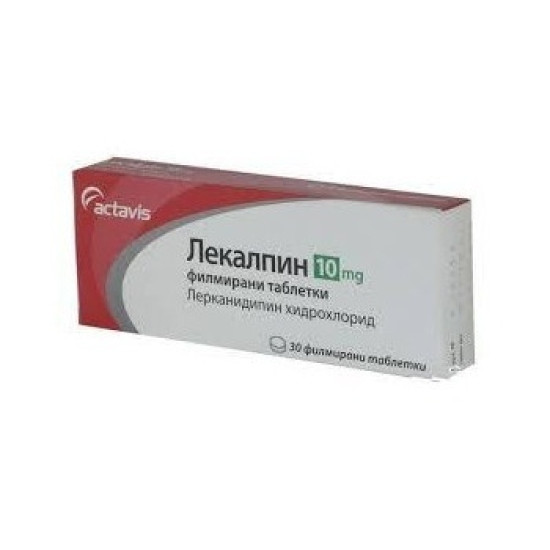 ЛЕКАЛПИН табл 10 мг х 30 бр