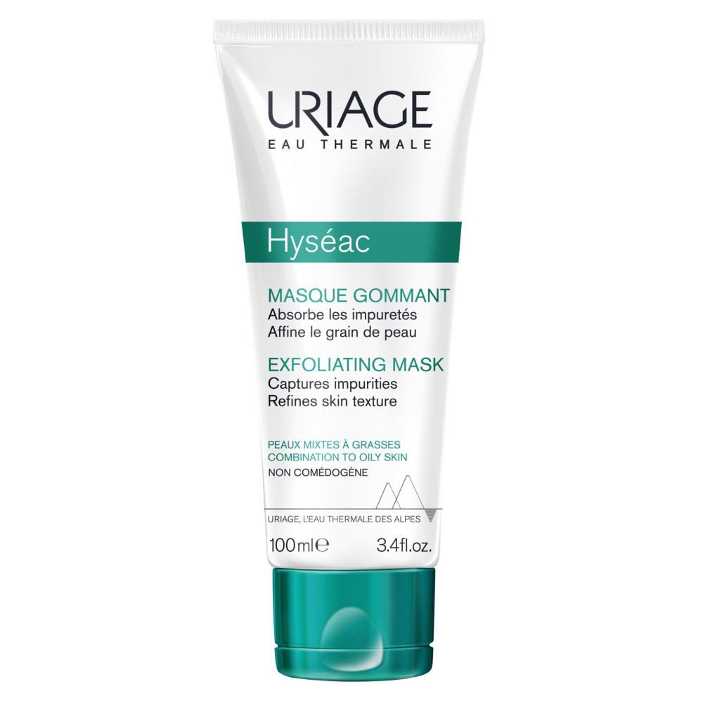 Uriage Hyseac Ексфолираща маска за мазна кожа 100 мл - Маски за лице