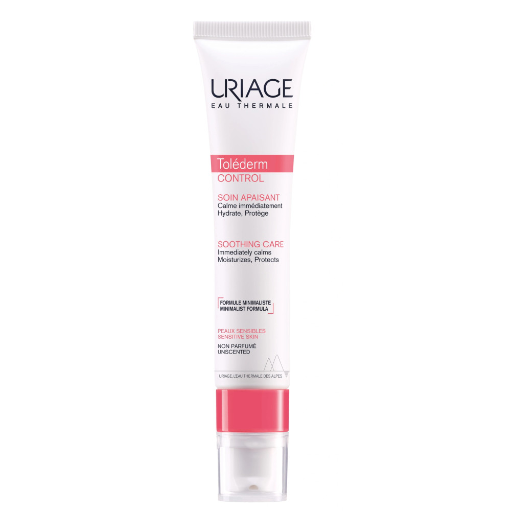 URIAGE TOLEDERM CONTROL SOOTHING CARE успокояващ крем за лице за чувствителна кожа склонна към алергии 40 мл