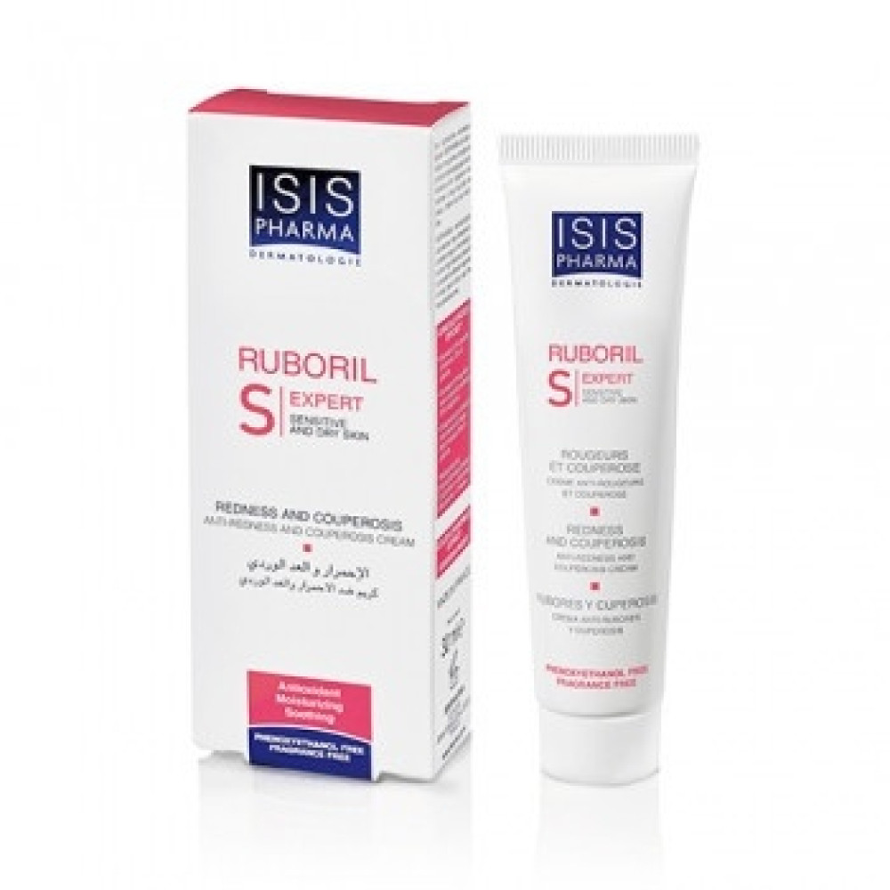 Isis Pharma Ruboril Expert 50+ Оцветен крем за лице против розацея SPF50+ 40 мл - Кремове за лице