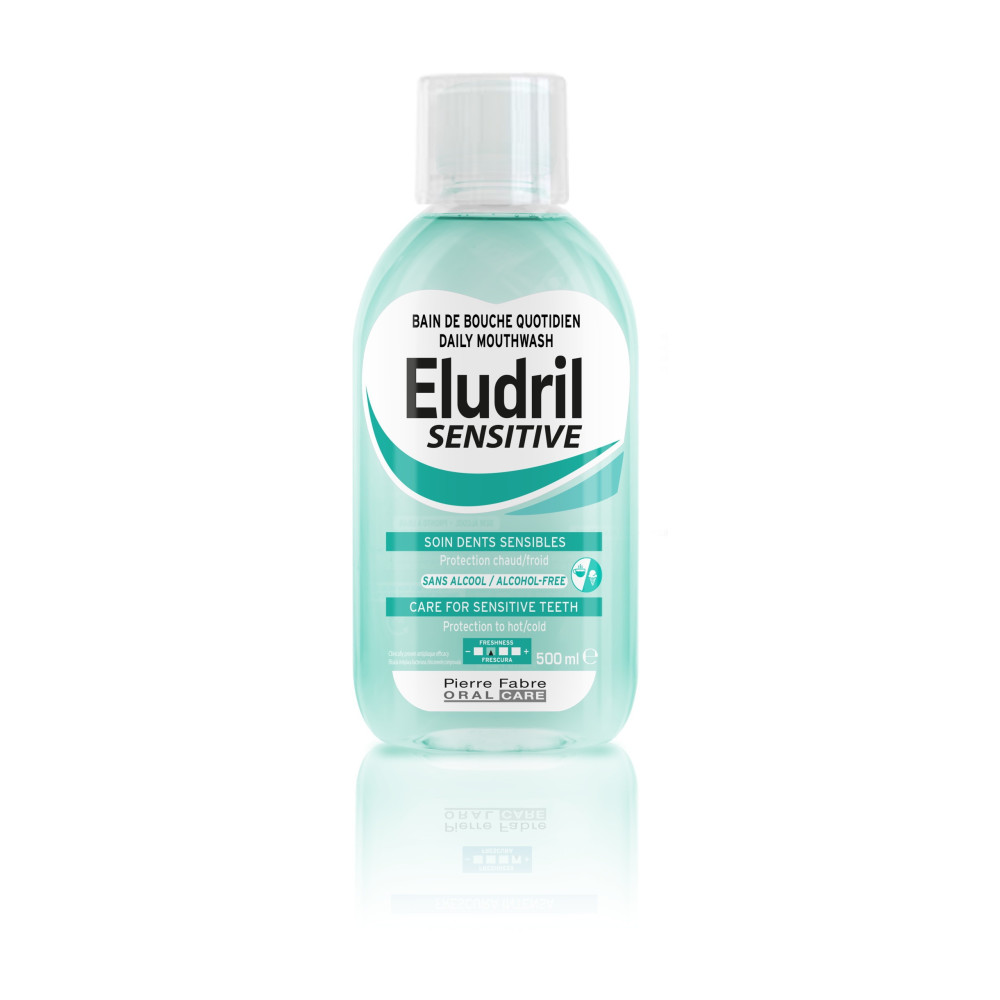 Eludril Sensitive ежедневна вода за уста за чувствителни зъби 500мл. -