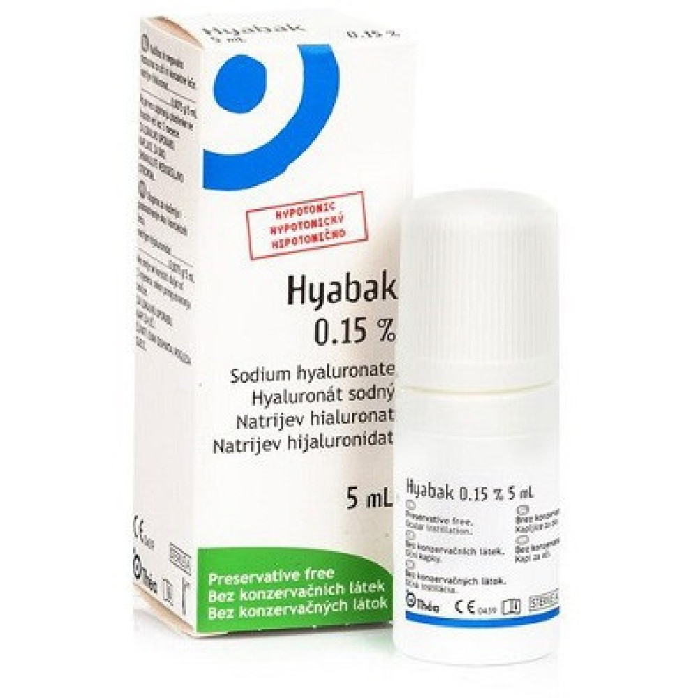 Hyabak Protector eye drops 0,15% 5 ml / Хиабак Протектор капки за очи 0.15% 5 мл - Очи и зрение