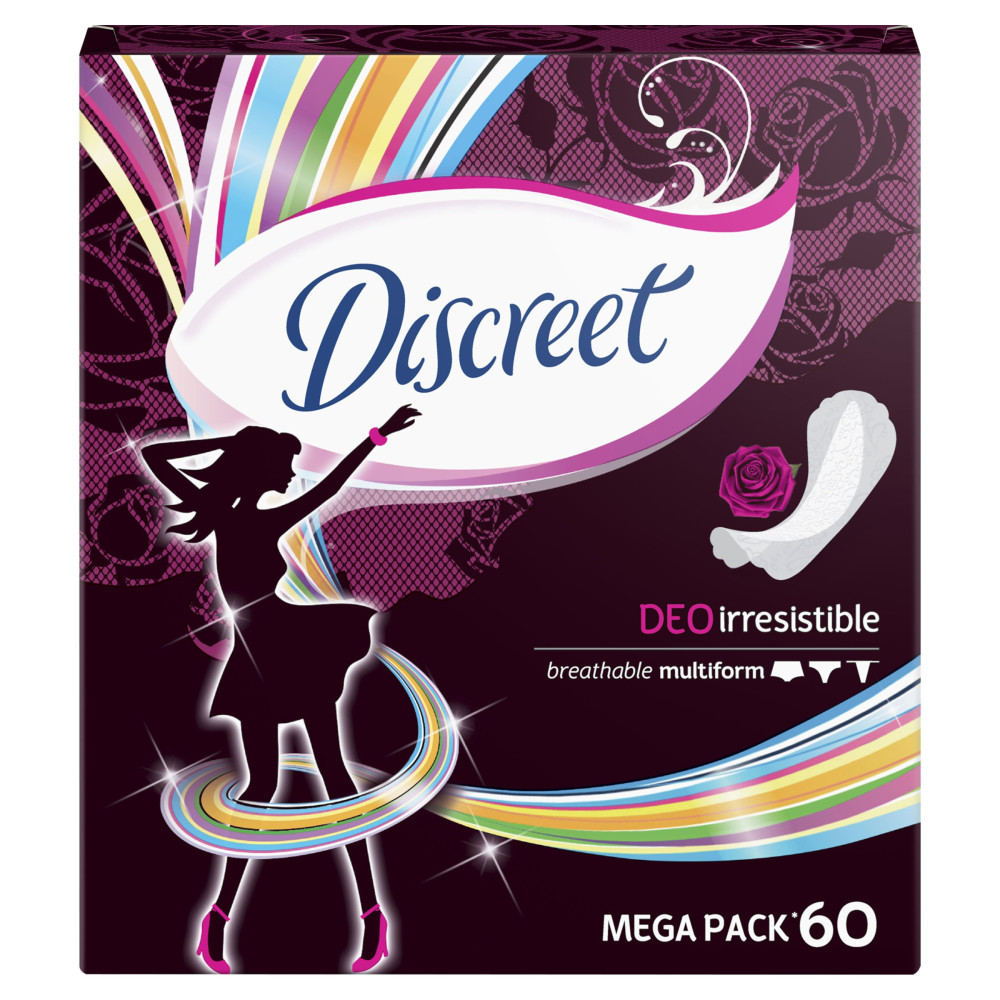Discreet Deo Irresistible Дамски превръзки х 60 броя -