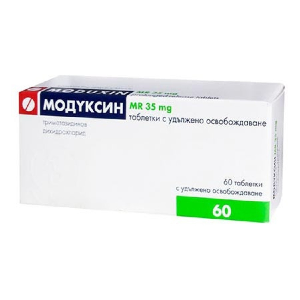 Moduxin MR 35 mg 60 prolonged-release tablets / Модуксин MR 35 mg таблетки с удължено освобождаване - Лекарства с рецепта