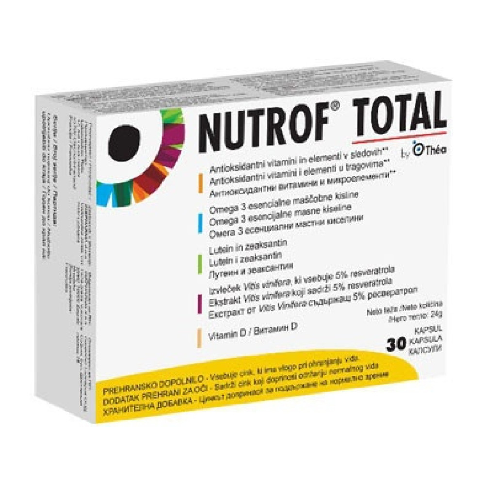 Nutrot Total 30 capsules / Нутроф Тотал 30 капсули - Очи