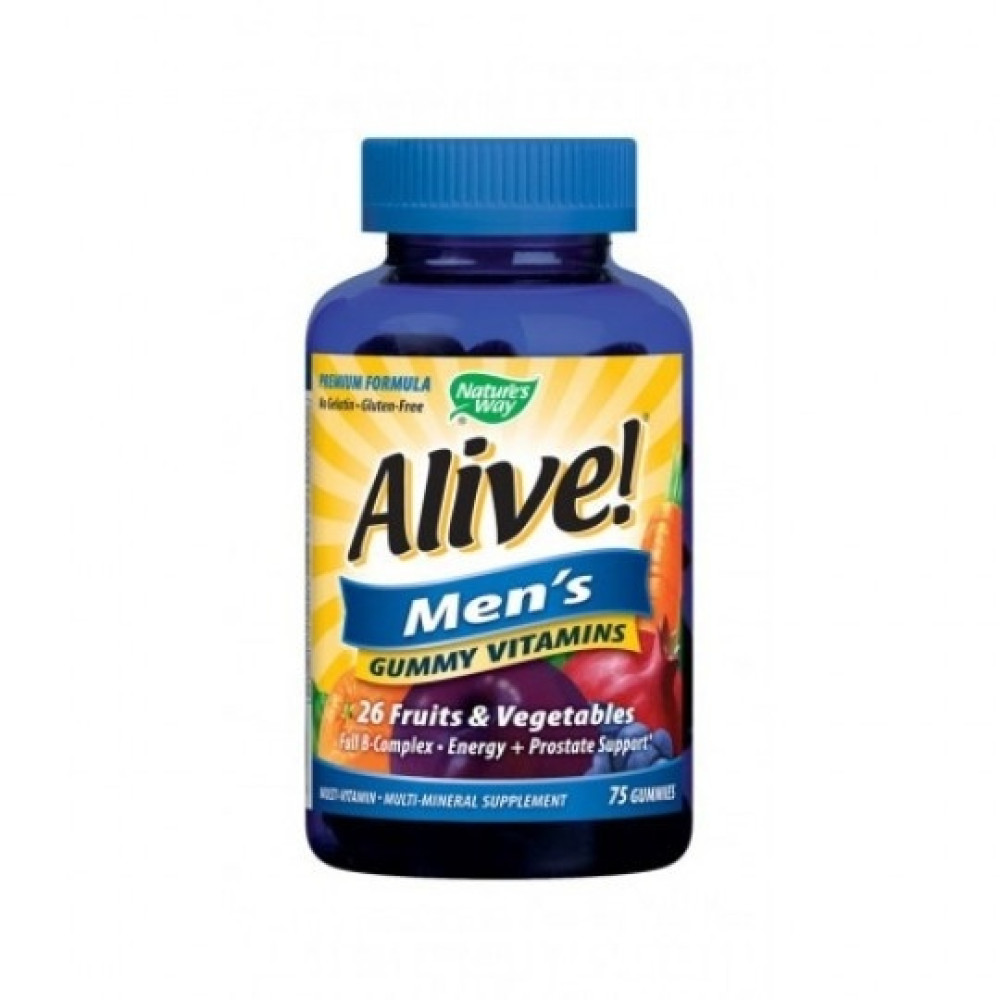 Alive Мултивитамини за мъже х75 желирани таблетки - Имунитет