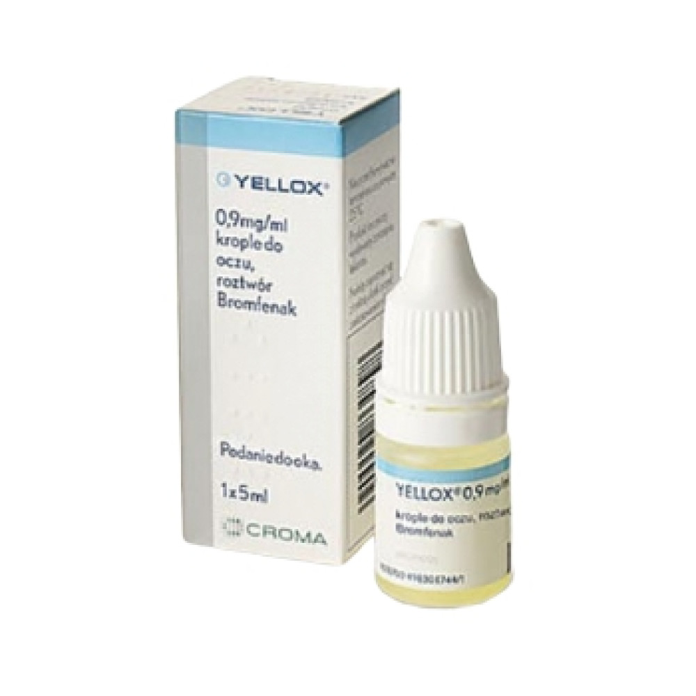 Yellox eye drops 0.9 mg. / ml. 5 ml. / Йелокс колир 0.9 мг. / мл. 5 мл. - Лекарства с рецепта