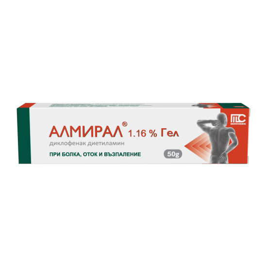 АЛМИРАЛ гел 1.16% 50 г