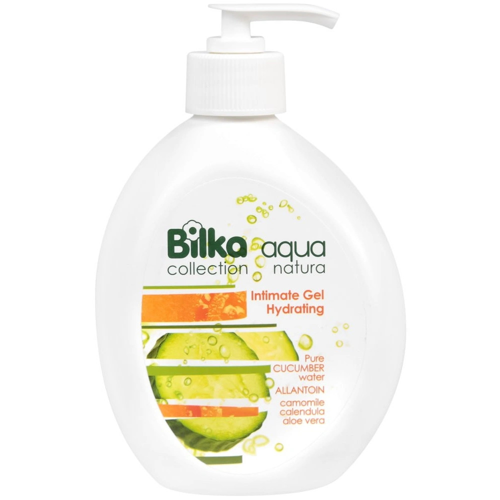 Bilka Aqua Natura Интимен гел с екстракт от краставица и пъпеш 350 мл -