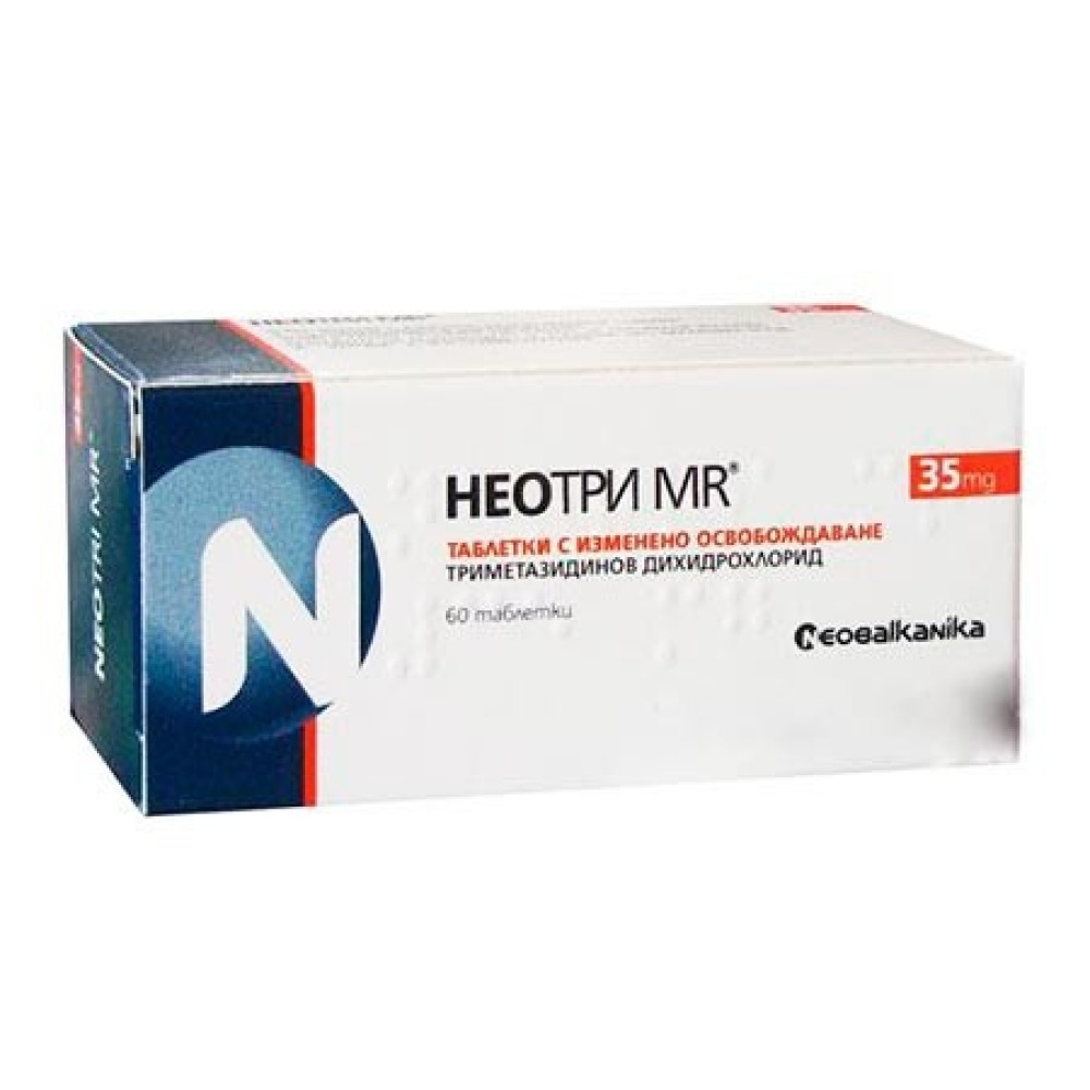 Neotri MR 35 mg 30 modified release tablets / Неотри MR 35 мг. 30 таблетки с изменено освобождаване - Лекарства с рецепта