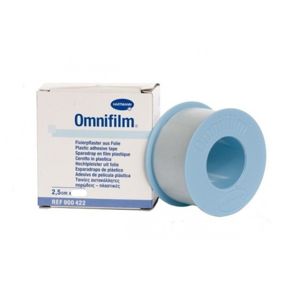 Hartmann Omnisilk водоустойчива хипоалергична копринена лента 2,5см/5м х 1 брой -