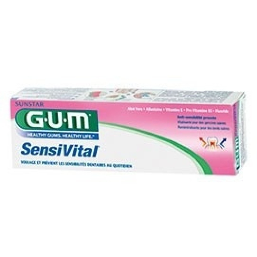 Toothpaste Gum SenziVital 75 ml / Паста за зъби Gum СензиВитал 75 мл - Паста за зъби