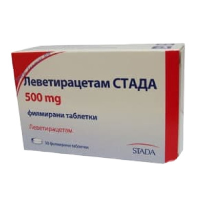 ЛЕВЕТИРАЦЕТАМ СТАДА табл 500 мг х 30 бр