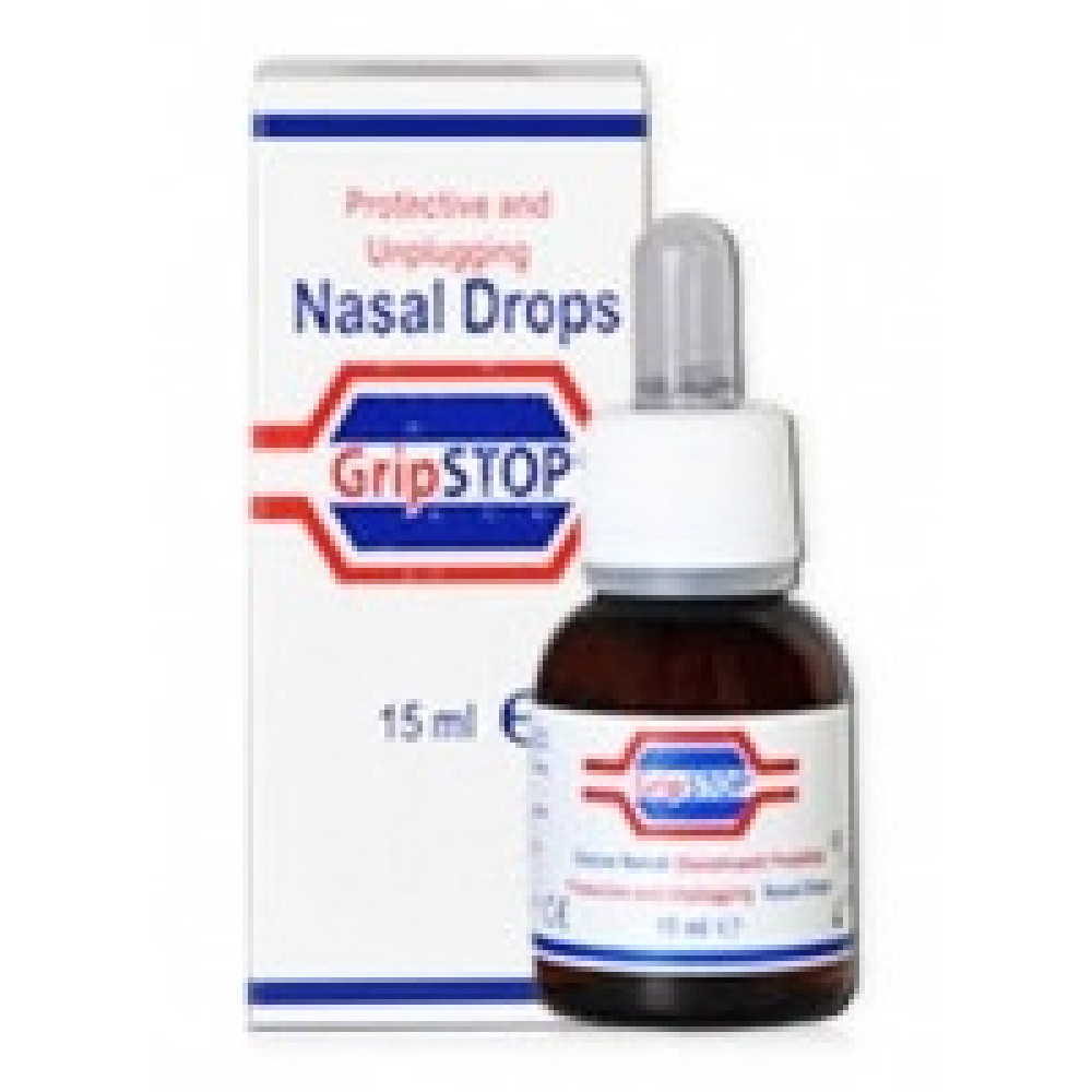 Grip Stop nasal drops 15ml / Грип Стоп капки за нос 15мл - За нос и хрема