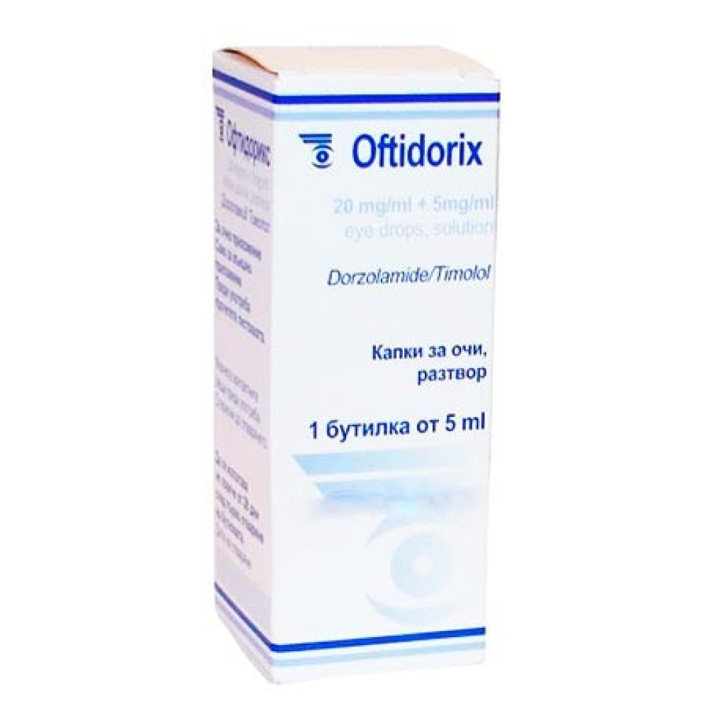 Ophtydоrix 20 mg / ml eye drops 5 ml / Офтидорикс 20мг/мл очни капки 5 мл - Лекарства с рецепта