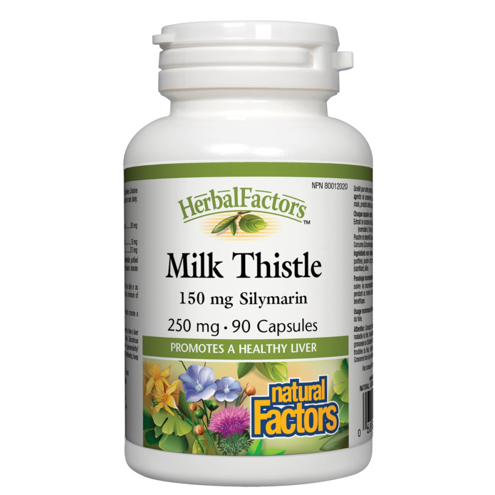 Milk Thistle 250 mg 90 capsules / Млечен бодил 250 мг 90 капсули - Черен дроб и жлъчка