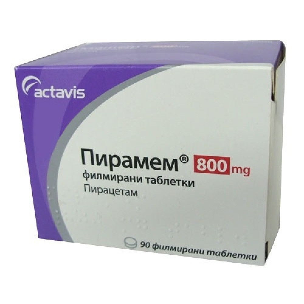 Pyramem 800 mg 90 capsules / Пирамем 800 mg 90 капсули - Лекарства с рецепта