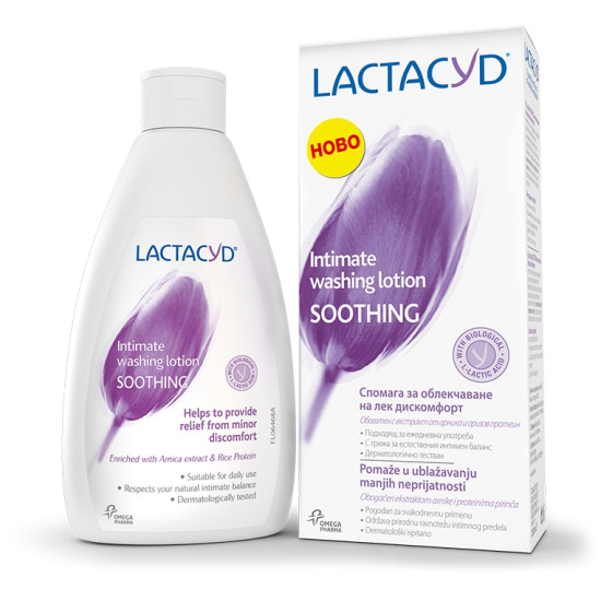 ЛАКТАЦИД SOOTHING успокояващ интимен гел 200 мл