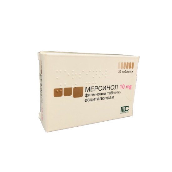 МЕРСИНОЛ табл 10 мг х 30 бр