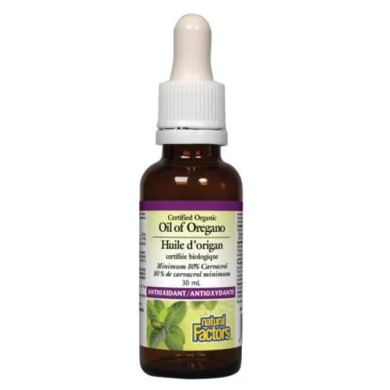РИГАН МАСЛО ОРГАНИК капки 30 мг NATURAL FACTORS