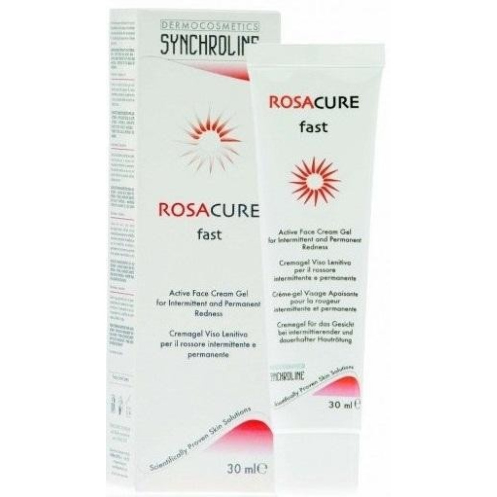 Synchroline Rosacure Fast Крем - гел с бърза и интензивна успокояваща и освежаваща дейност 30мл -