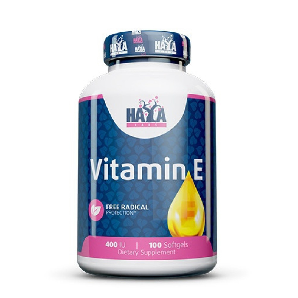 Vitamin E (Витамин E) 400IU х 100, Haya labs -