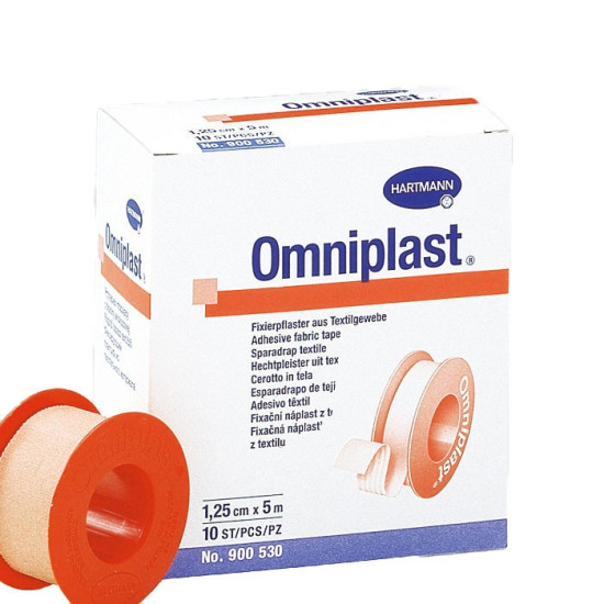 ХАРТМАН OMNIPLAST текстилна лента 1,25 см/5 м