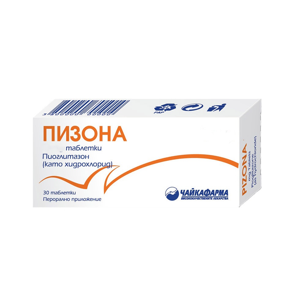Pizona 30 mg 30 tablets / Пизона 30 mg 30 таблетки - Лекарства с рецепта