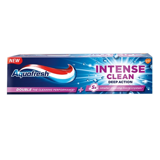 АКВАФРЕШ INTENSE CLEAN DEEP ACTION паста за зъби 75 мл