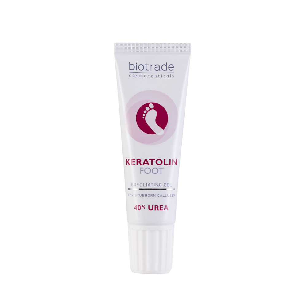 Biotrade Keratolin Гел за упорити мазоли, удебелена кожа и нокти с 40% урея 15 мл - Грижа за краката