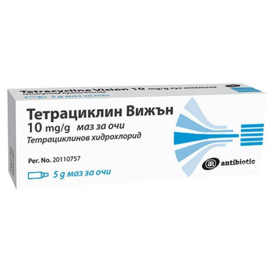ТЕТРАЦИКЛИН ВИЖЪН унгв офт 5 г