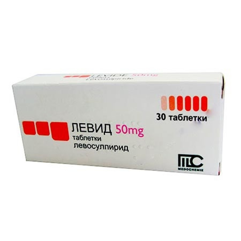 Levid 50 mg. 30 tablets / Левид 50 мг 30 таблетки - Лекарства с рецепта