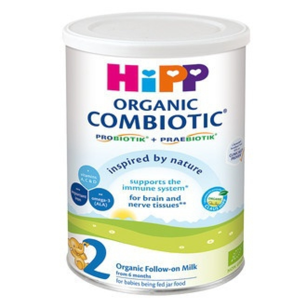 Hipp Combiotic 2 БИО мляко за кърмачета от 6 месeц х 350гр -