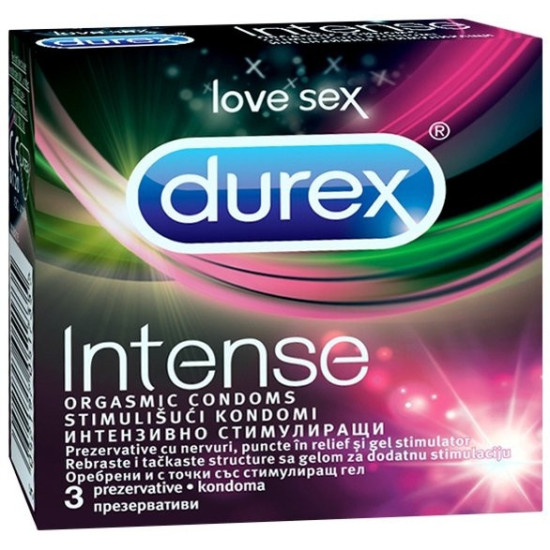 ПРЕЗЕРВАТИВИ DUREX INTENSE х 3 бр
