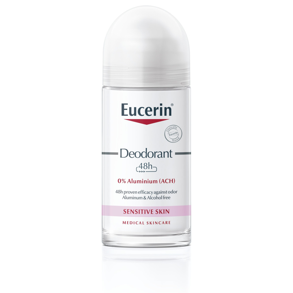 Eucerin Рол-он дезодорант против изпотяване за чувствителна кожа без алуминиеви соли 50 мл - Рол-он