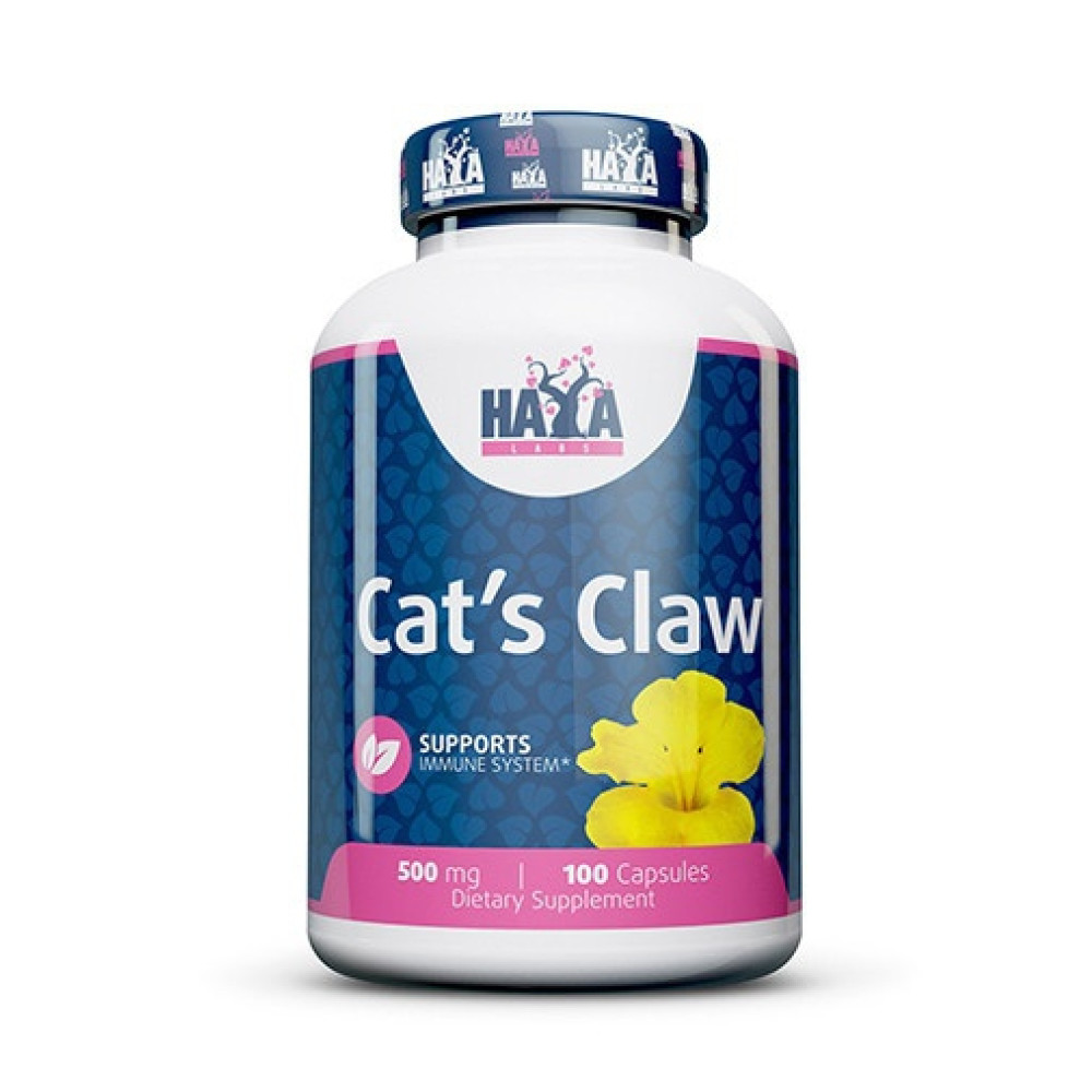 Cats Claw (Котешки нокът) 3% 500мг х 100, Haya labs -