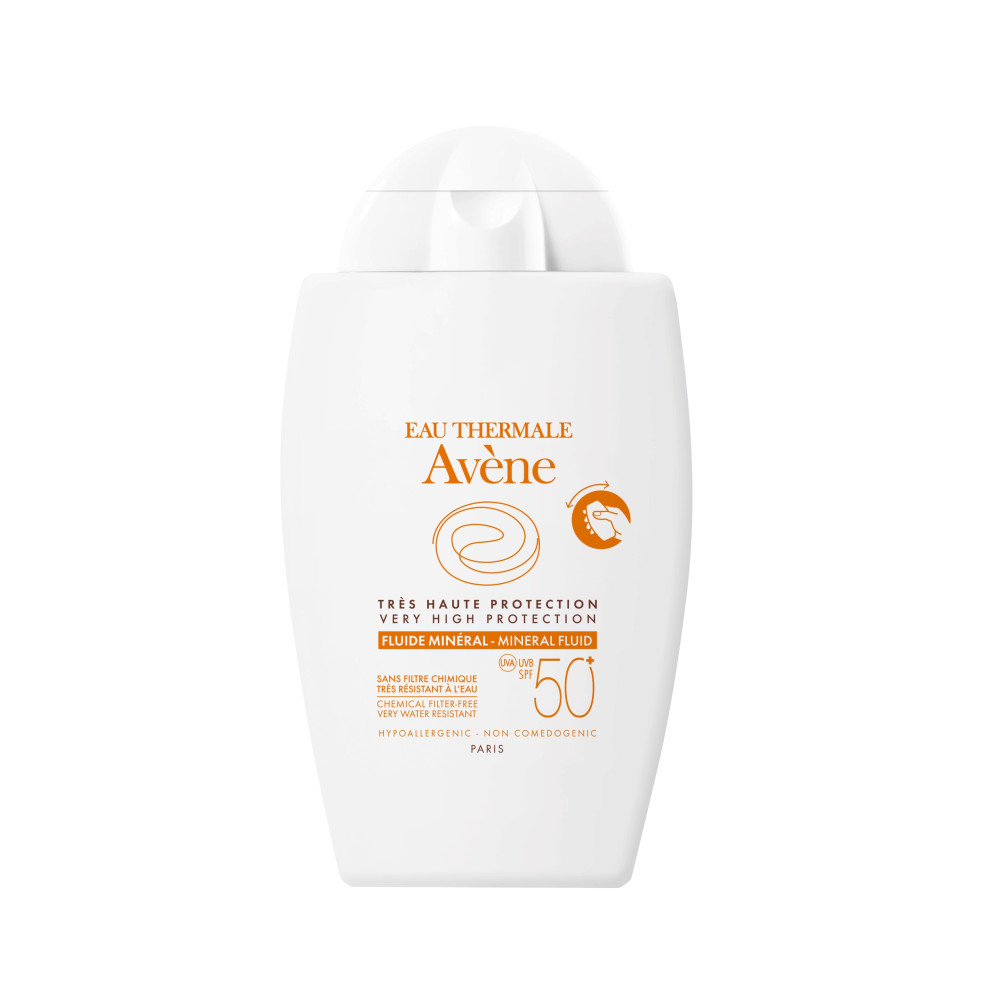 Avene Sun SPF50+ минерален слънцезащитен флуид за лице 40 мл -