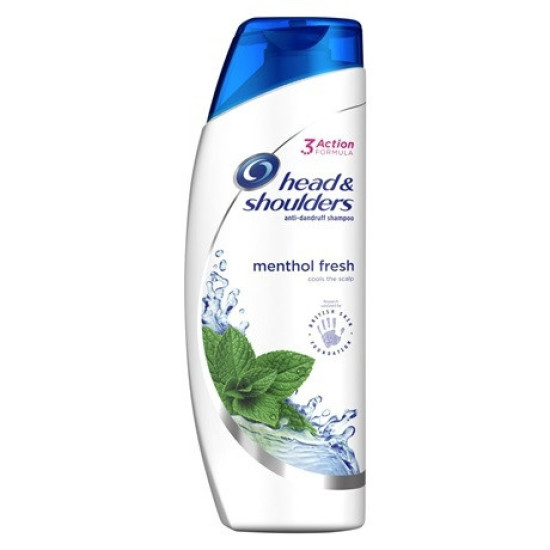HEAD & SHOULDERS MENTHOL освежаващ шампоан против пърхот с мента 225 мл